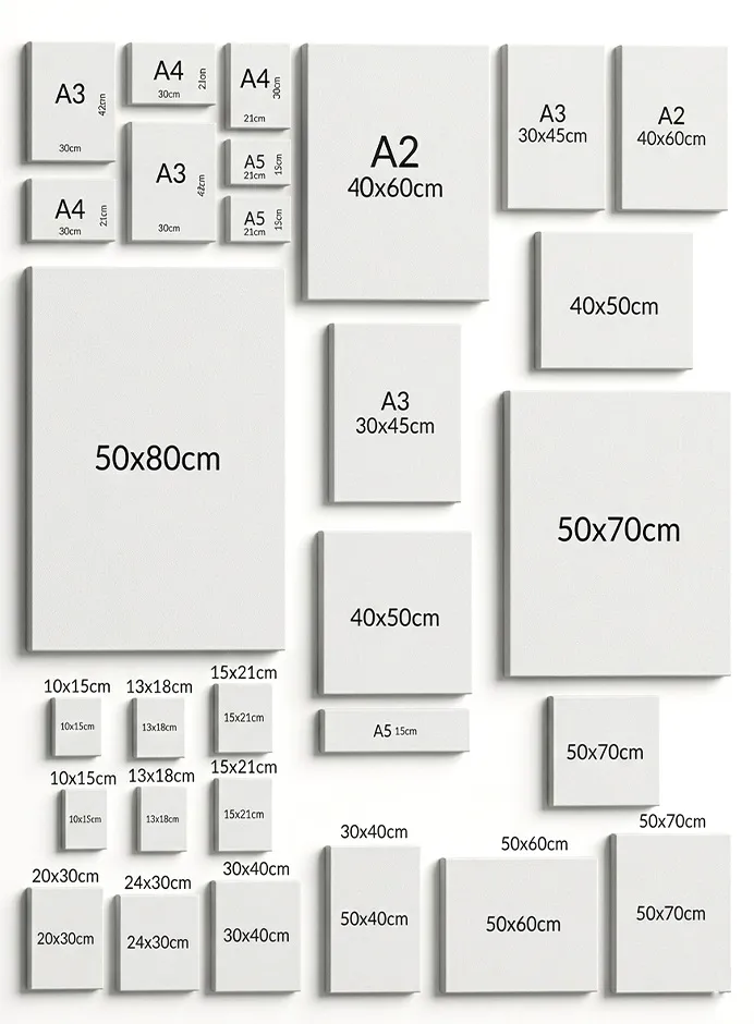 model de produit pour les agrandissements photos sur bois