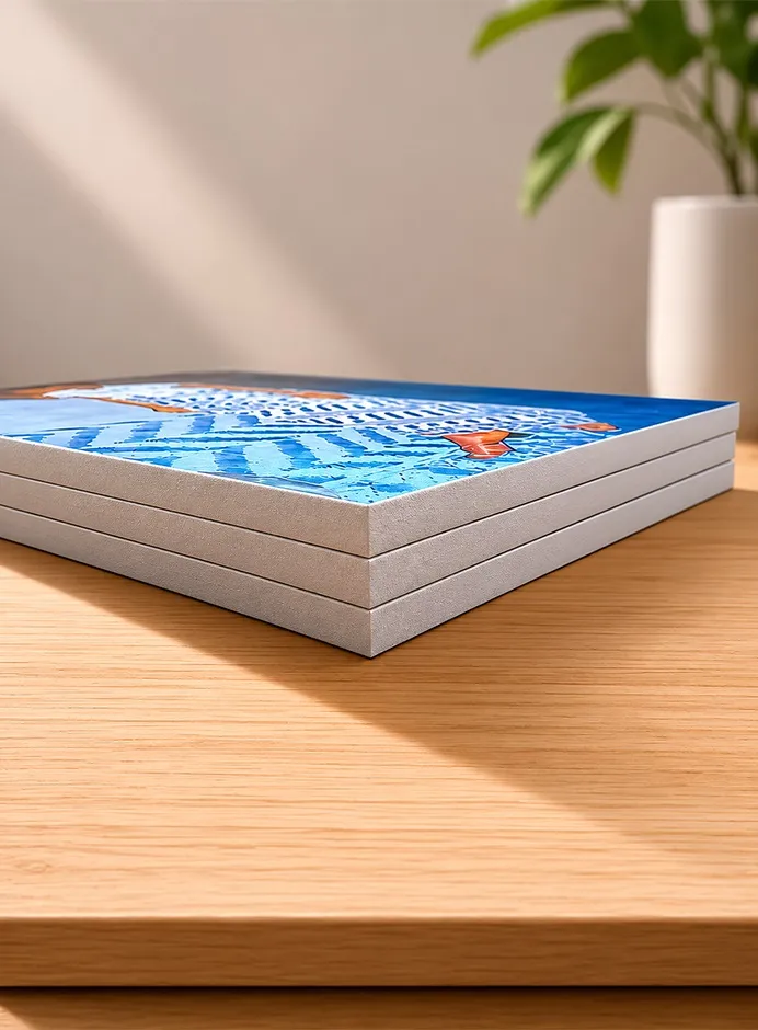 model de produit pour les agrandissements photos sur bois