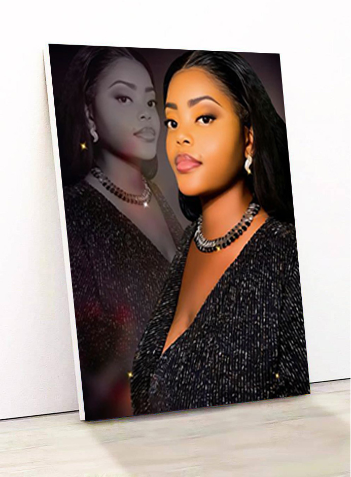 model de produit pour les agrandissements photos sur bois