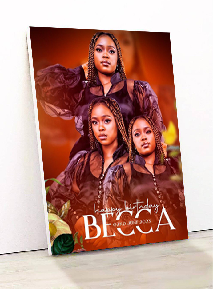 model de produit pour les agrandissements photos sur bois