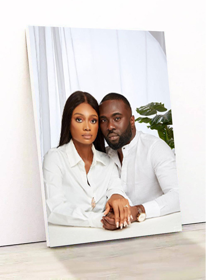 model de produit pour les agrandissements photos sur bois