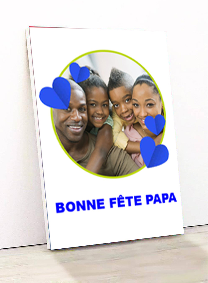 model de produit pour les agrandissements photos sur bois