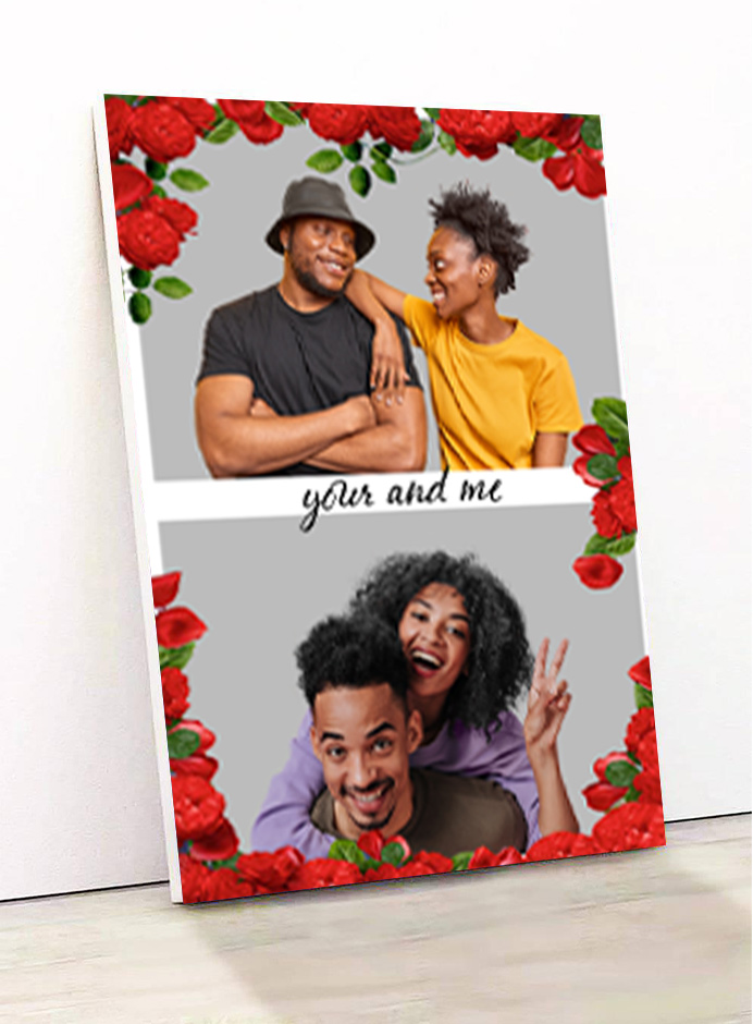 model de produit pour les agrandissements photos sur bois