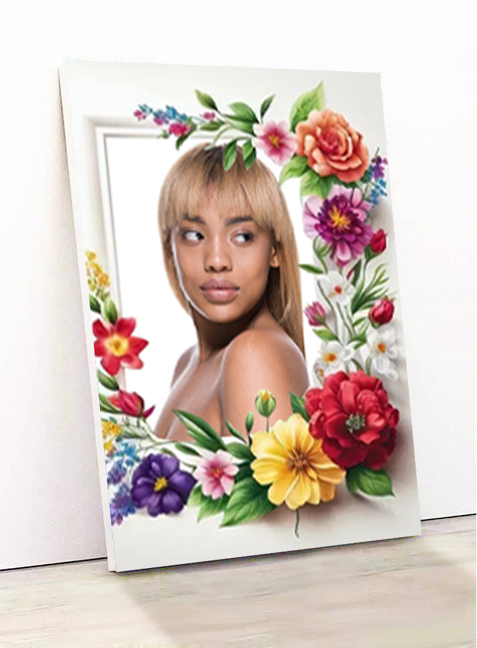 model de produit pour les agrandissements photos sur bois