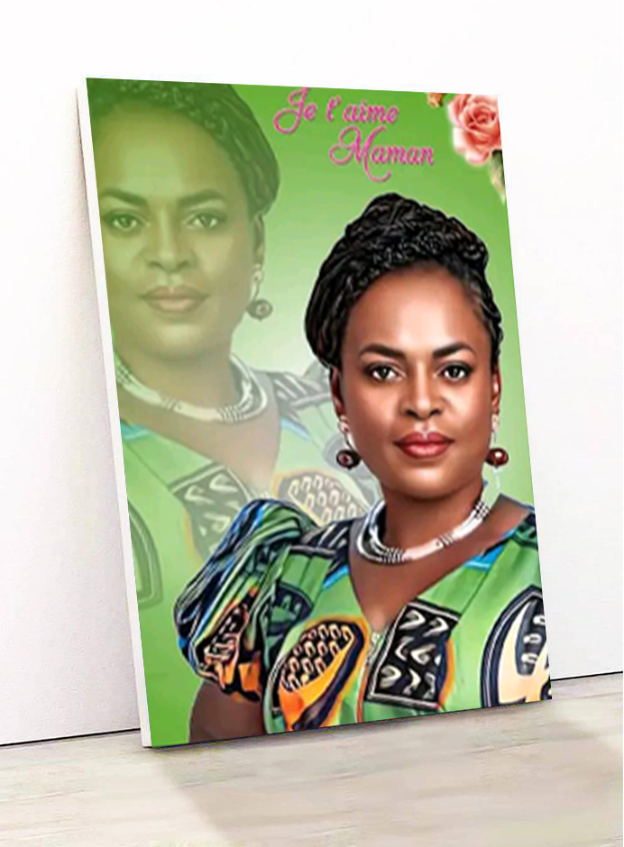 model de produit pour les agrandissements photos sur bois