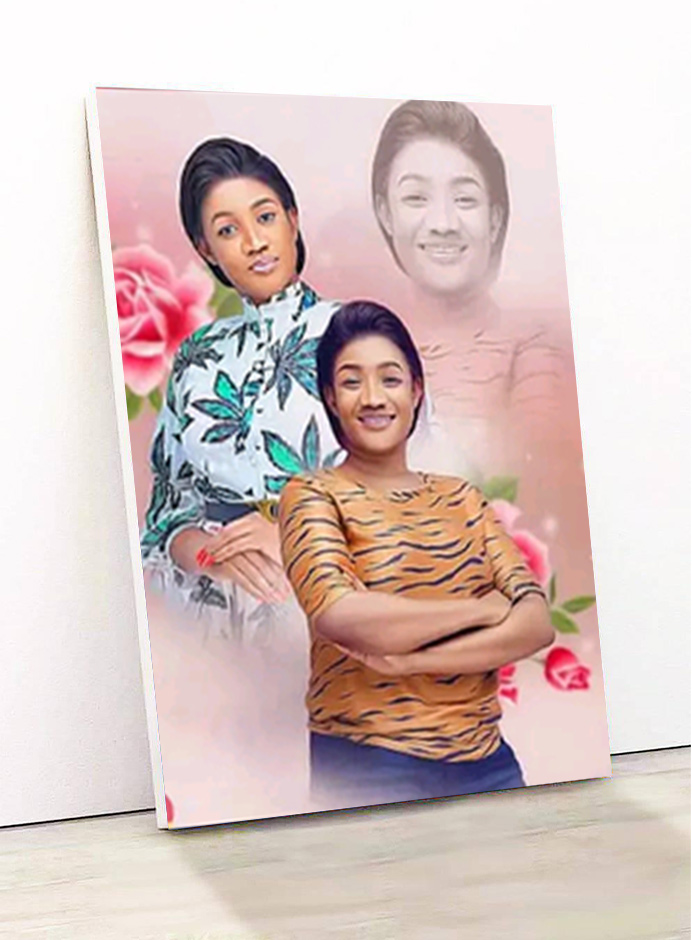 model de produit pour les agrandissements photos sur bois