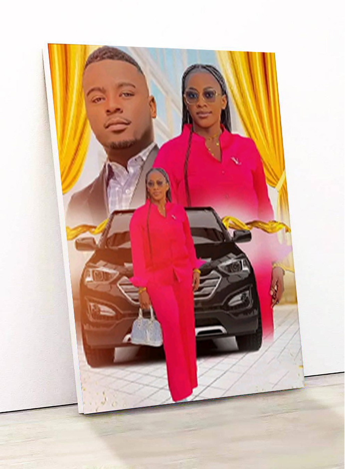 model de produit pour les agrandissements photos sur bois