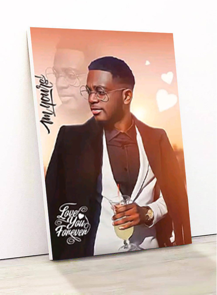 model de produit pour les agrandissements photos sur bois