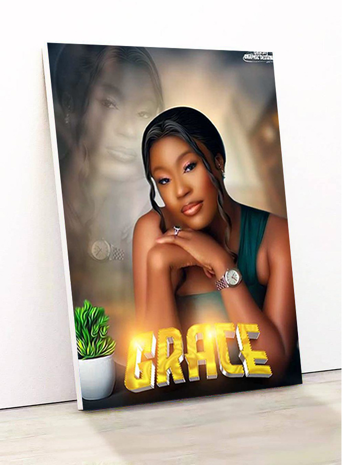 model de produit pour les agrandissements photos sur bois