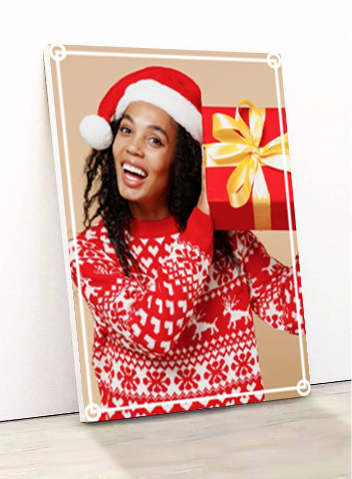 model de produit pour les agrandissements photos sur bois