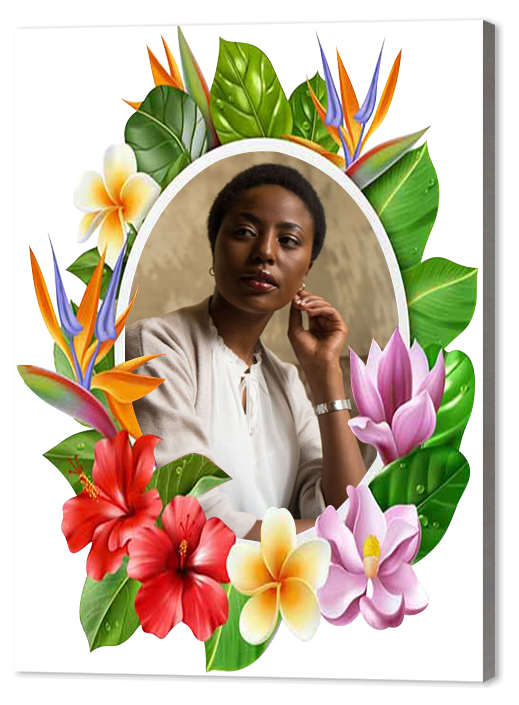 model de produit pour les agrandissements photos sur bois