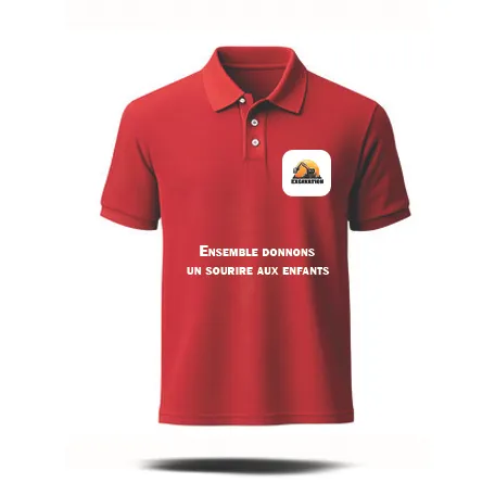 image de modele de polo personnalisé