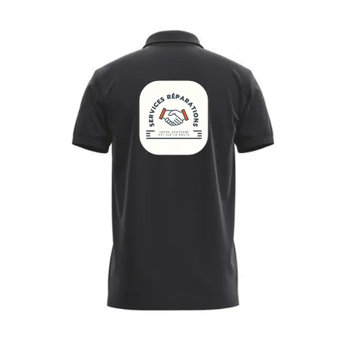 image de modele de polo personnalisé