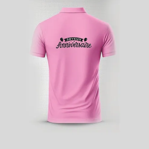 image de modele de polo personnalisé