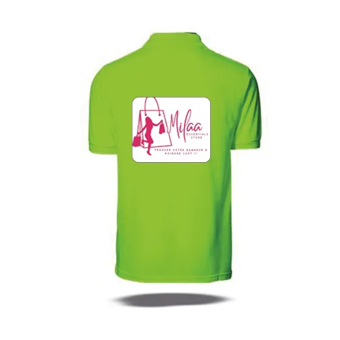 image de modele de polo personnalisé