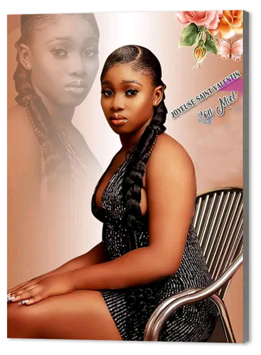 model de produit pour les agrandissements photos sur bois