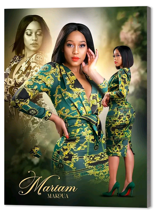 model de produit pour les agrandissements photos sur bois