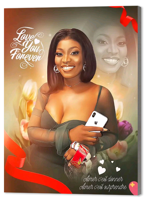 model de produit pour les agrandissements photos sur bois