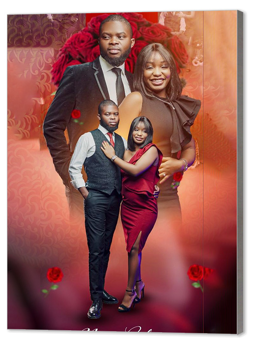 model de produit pour les agrandissements photos sur bois